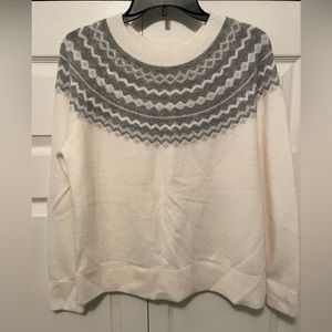 BR Factory Fair isle sweater. SM